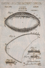 Load image into Gallery viewer, Football Patent Print