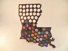 Load image into Gallery viewer, Louisiana Beer Cap Map