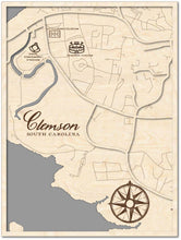 Load image into Gallery viewer, Clemson Campus Map