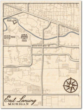 Load image into Gallery viewer, East Lansing Campus Map
