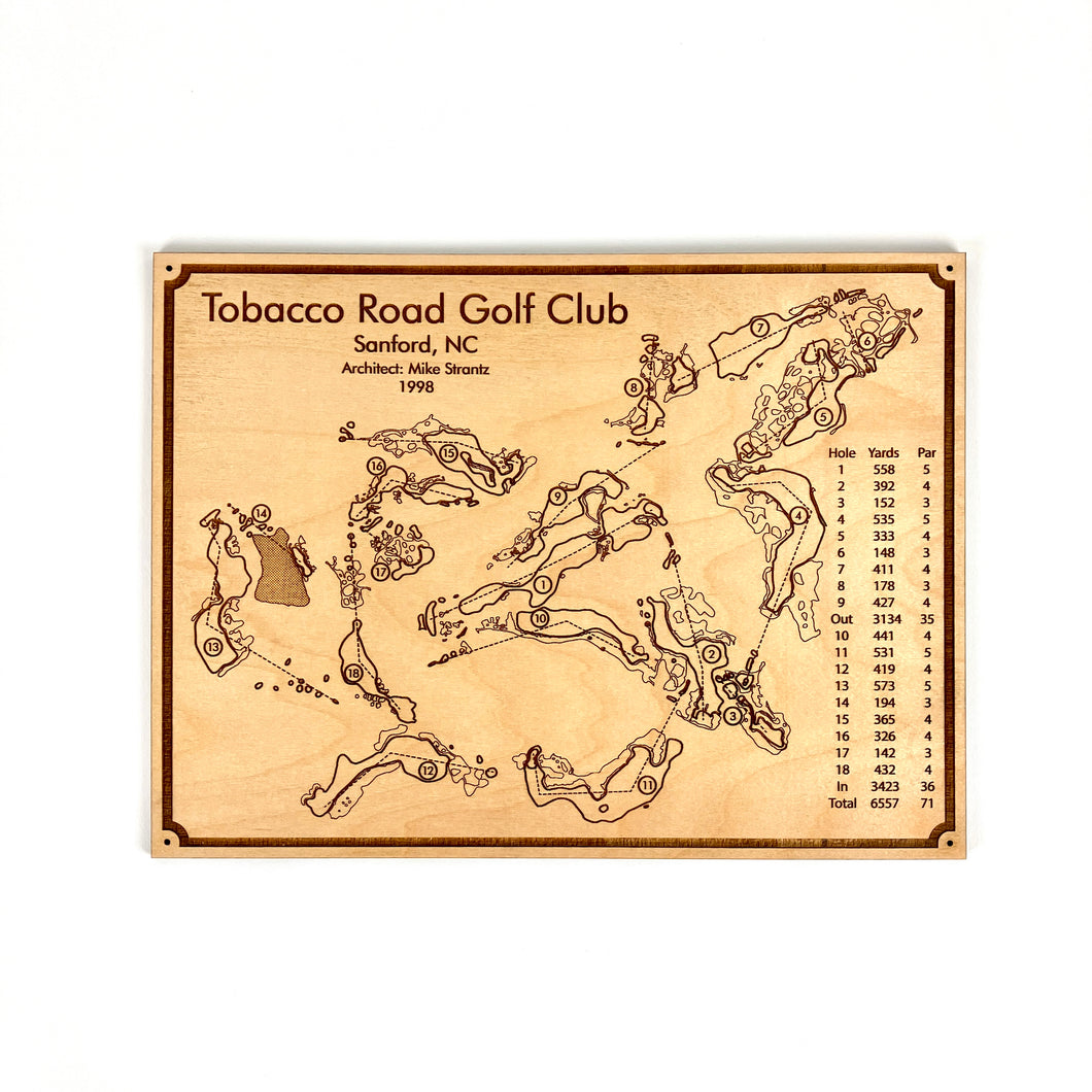 Tobacco Road Golf Course Map