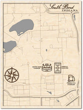 Load image into Gallery viewer, South Bend Campus Map