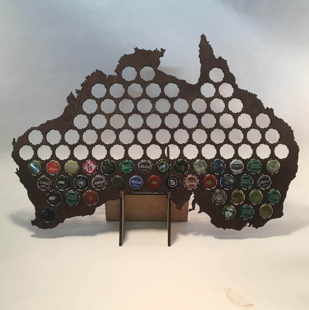 Australia Beer Cap Map