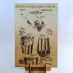 Cocktail Strainer Patent Print