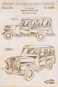 Willys Wagon Patent Print