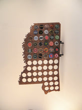 Load image into Gallery viewer, Mississippi Beer Cap Map
