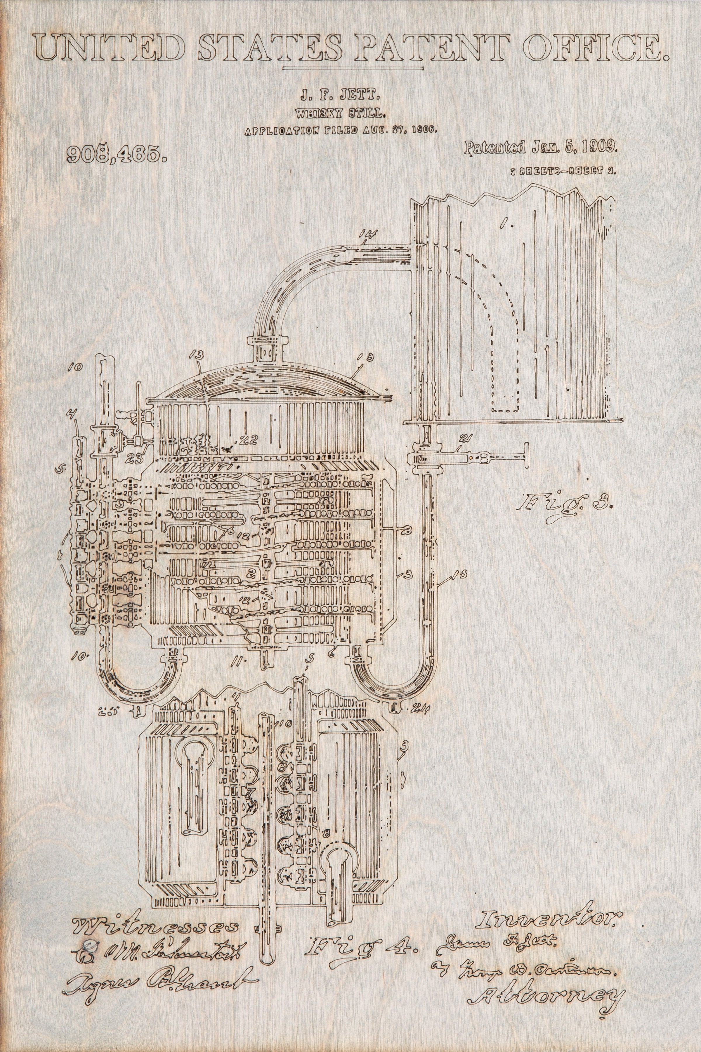 Whiskey Still Patent Print – Catahoula Sign Co