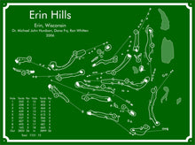Load image into Gallery viewer, Erin Hills Golf Course Map