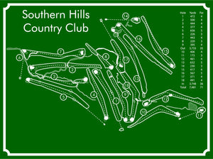 Southern Hills Golf Course Map