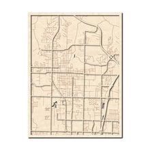 Load image into Gallery viewer, Bentonville, AR City Map
