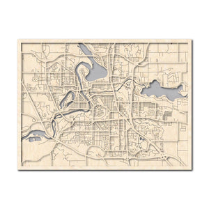 Eau Claire, WI City Map