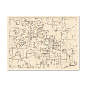 Fayetteville, AR City Map