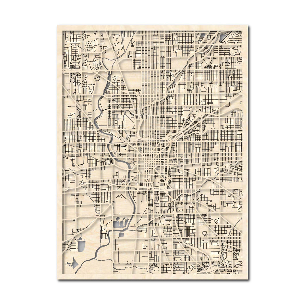 Indianapolis, IN City Map