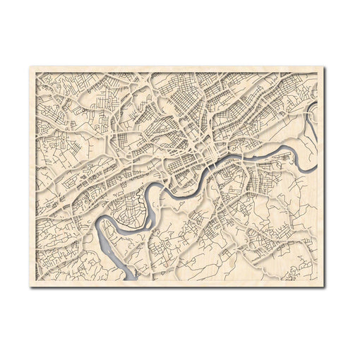Knoxville, TN City Map