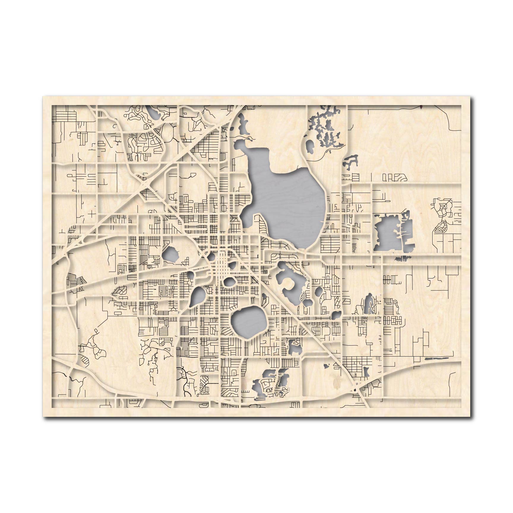 Lakeland, FL City Map – Catahoula Sign Co Lakeland, FL City Map – Catahoula Sign Co