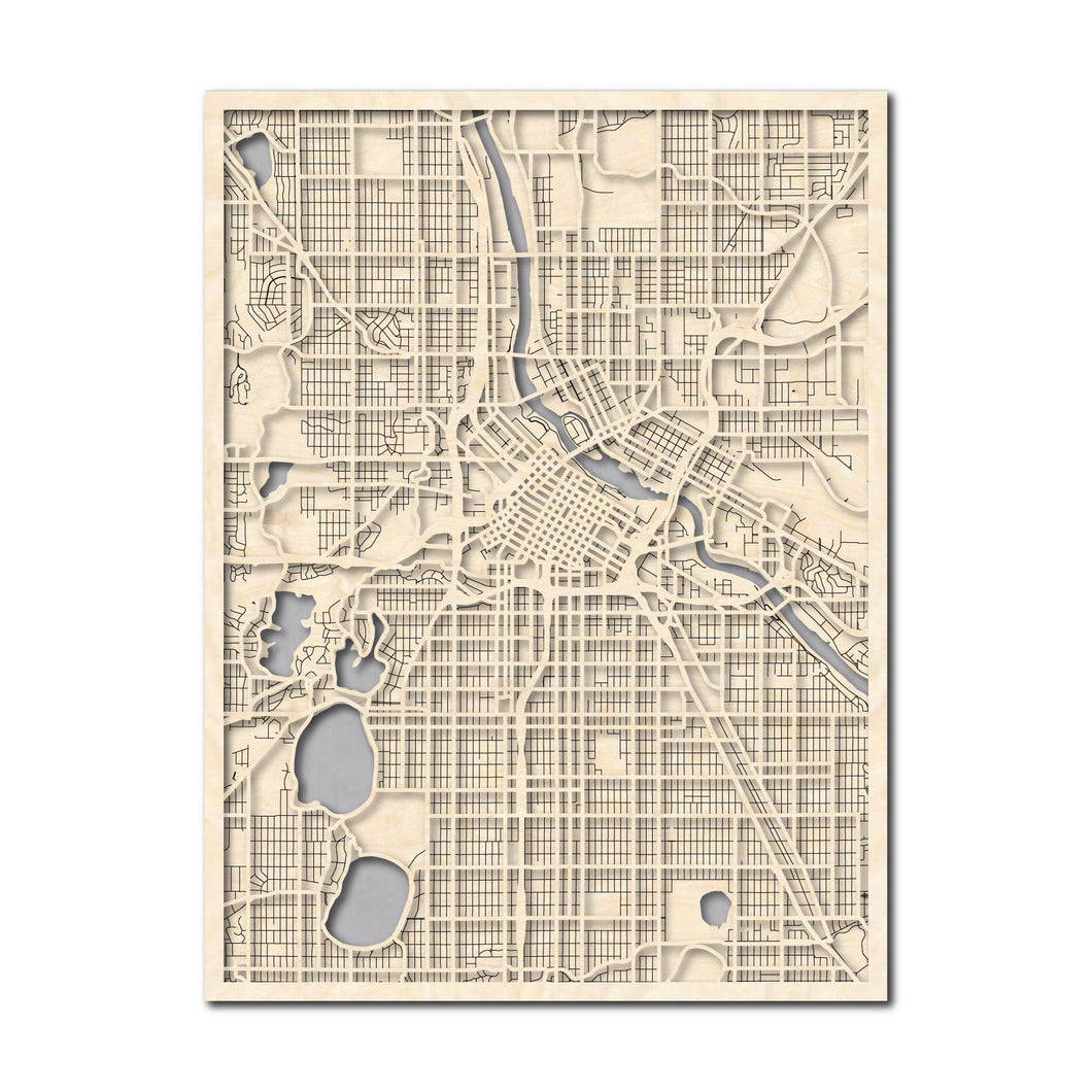 Minneapolis, MN City Map