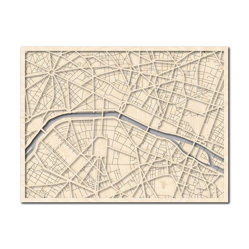 Paris, France City Map