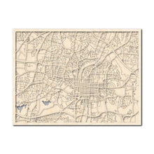 Load image into Gallery viewer, Raleigh, NC City Map