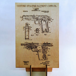 Browning 1911 Patent Print