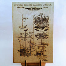 Load image into Gallery viewer, French Press Patent Print