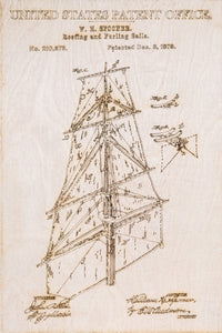 Ship's Sail Patent Print