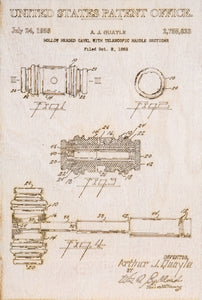 Judge's Gavel Patent Print
