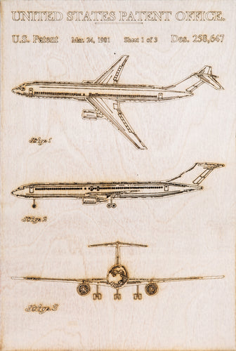 Boeing Aircraft Patent Print