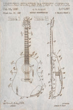 Load image into Gallery viewer, Acoustic Guitar Patent Print