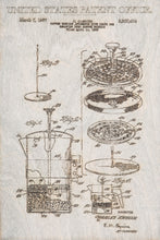 Load image into Gallery viewer, French Press Patent Print
