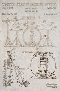 Drum Set Patent Print