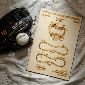 Baseball Patent Print