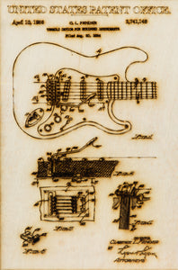 Fender Patent Print