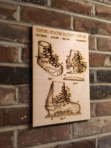 Snowboard Boot Patent Print