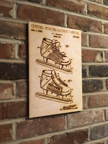 Hockey Skate Patent Print